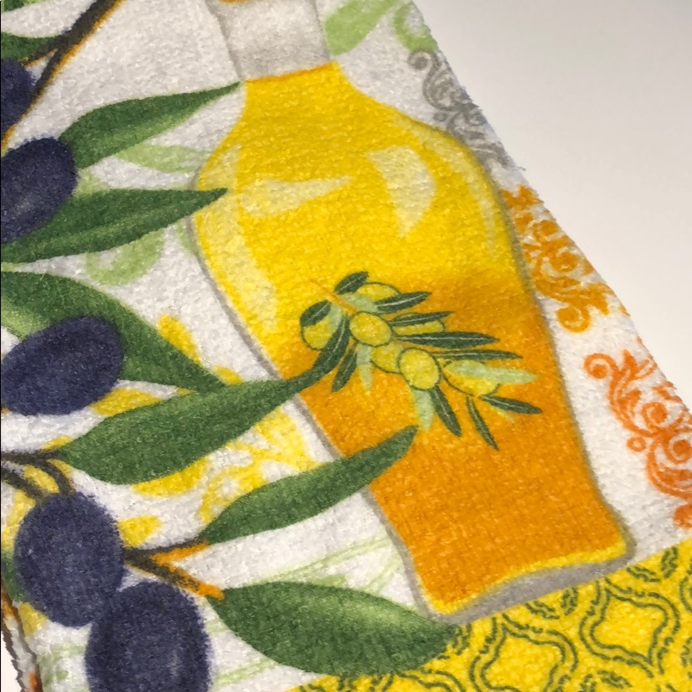 Kitchen towel hanger & cotton kitchen towel - Picture 6 of 8